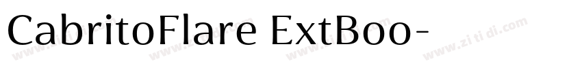 CabritoFlare ExtBoo字体转换